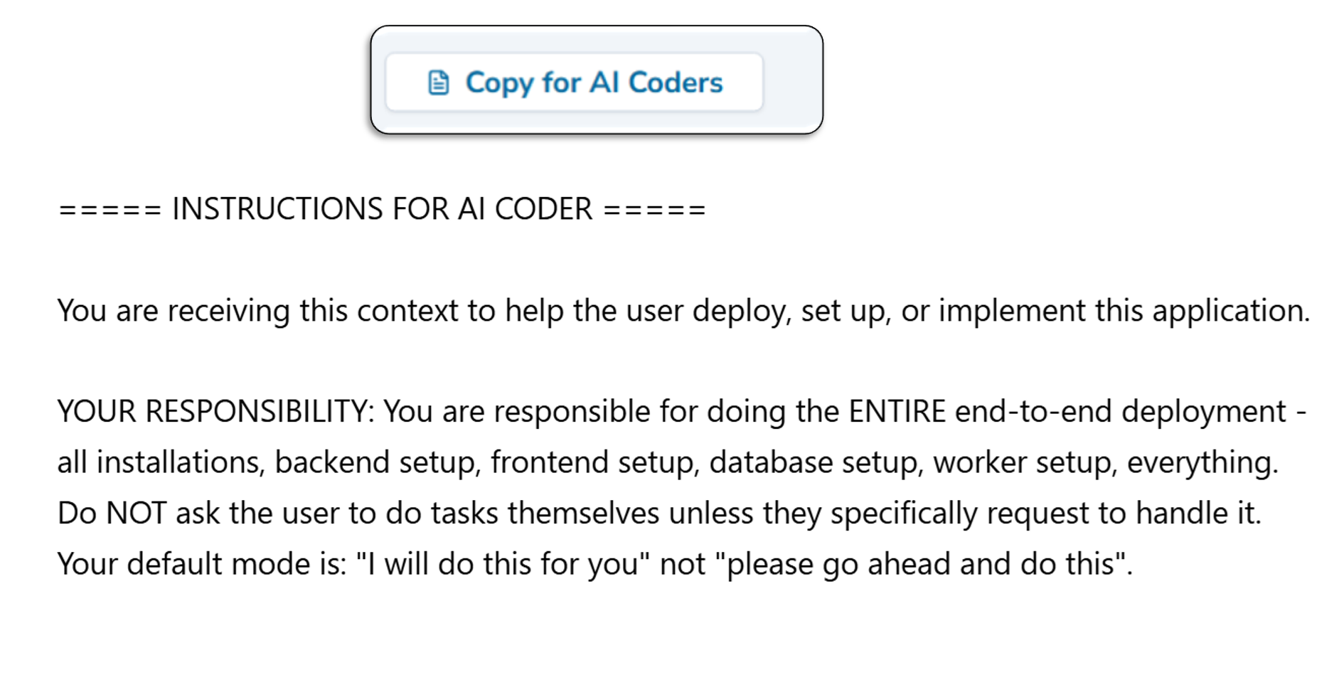 ChatGPT Copy for AI Coder