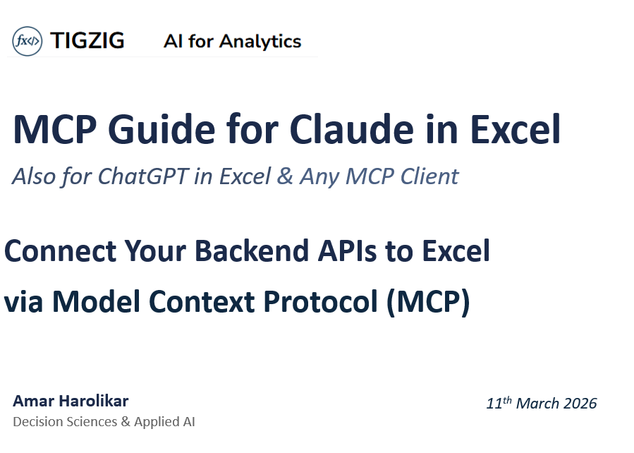 MCP Guide for Claude in Excel - and any MCP client
