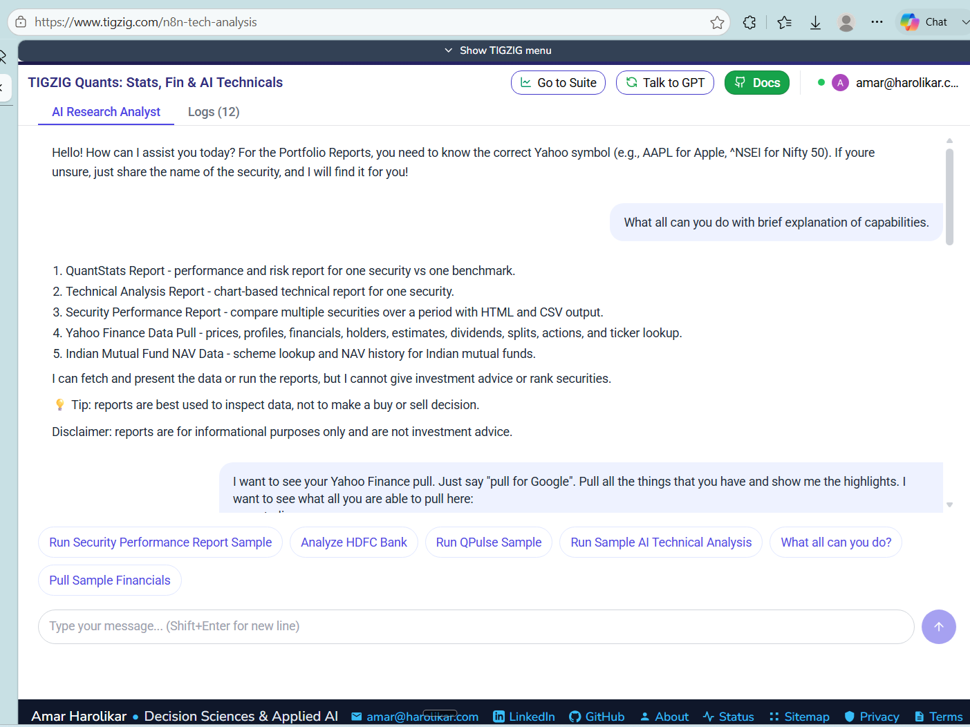 The Portfolio Agent Now Looks Up Live Symbols for Stocks and Securities, Instead of Guessing From Memory.
