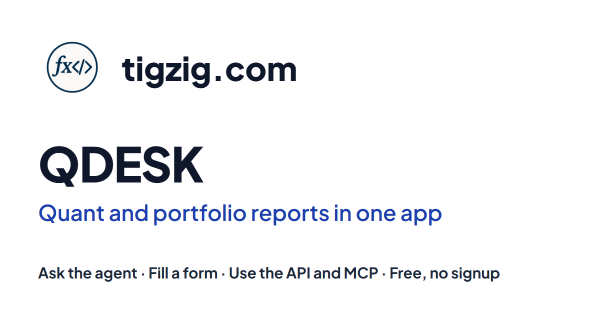 QDESK Technical Analysis Reports Can Now Run on Claude Opus 5.5, for You and Your AI Agent